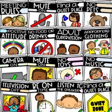 In order to maximize the benefits of using. Online Meeting Virtual Distance Learning Zoom Classroom Rules Visual Posters