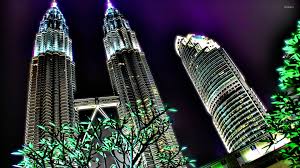 Find and download kuala lumpur wallpapers wallpapers, total 33 desktop background. Petronas Towers In Kuala Lumpur Wallpaper World Wallpapers 4222