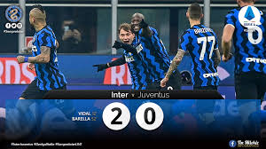 I nerazzurri a torino contro la juventus hanno sul piatto l'occasione di estromettere i bianconeri dalla prossima champions league. Video Inter 2 0 Juventus Arturo Vidal Nicolo Barella Score As Nerazzurri Dominate Derby D Italia