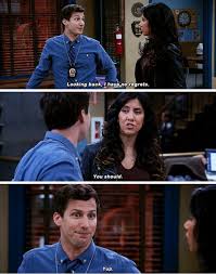 Everyone Has Such Great Bromances In B 99 Brooklyn Nine Nine Jake And Rosa Brooklyn Nine Nine Funny Brooklyn Nine Nine Rosa Brooklyn Nine Nine