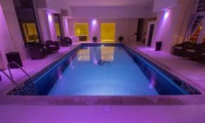 Indoor Pool With Mood Lighting Picture Of The Atlantic Hotel Newquay Tripadvisor