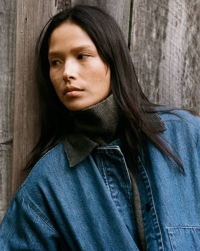 Field Jacket in Vintage Denim — somewhere between summer and what comes  next designed to move seamlessly through seasons. #micaelagreg #madeinindia