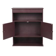 Shop now our bathroom cabinets and storage range. Bathroom Wall Cabinet With Door Shelves Drawer Storage Cupboard Organizer Brown Ebay
