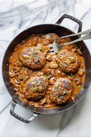 You'll find it on the menu of just about every mom. Salisbury Steak Recipe With Mushroom Gravy Saving Room For Dessert