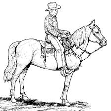 Free america coloring pages of cowboy and western wear. Free Printable Cowboy Coloring Pages For Kids