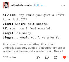 Incorrect Umbrella Academy Quotes Are Always So Accurate Fandom