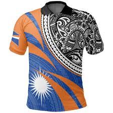 Maybe you would like to learn more about one of these? Marshall Islands Polynesian Polo Shirt Floral Pattern