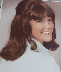 Getting portrait taken in 1974