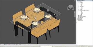 101 modular circular sofa with dining table coffee table and entertainment center. Revit Dinning Table With Chairs 3d 3d Modell In Kuche 3dexport