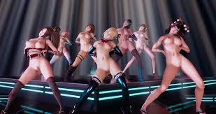 死或生裸体集体舞 - 3D动画MMD PMV