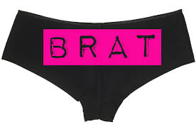 Daddys Spoiled little BRAT Baby Girl owned slave boyshort panties ddlg  princess - AAA Polymer