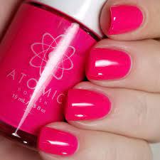 Get the perfect finish · instantly flawless legs · legs, face & more Amazon Com Hot Pink Nail Polish Creme Polish Atomic Polish Neon Ne Hot Pink Free Shipping Handmade