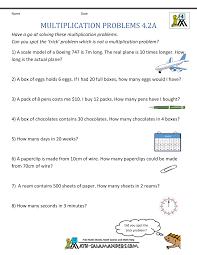 In some multiplicative comparison word problems, you are given the number of items in one set, and you are given the multiplier in order to answer the question you are being asked, you need to use the inverse operation of multiplication: Multiplication Word Problems 4th Grade