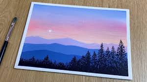 Aesthetic Sunset Black Canvas Painting Easy Abstract Landscape Acrylic Painting Youtube Then read this robust minimalist style guide. black canvas painting