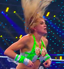 Wrestling - Charlotte Flair suffered a wardrobe malfunction during her  match against Nia Jax earlier on Smackdown | Facebook
