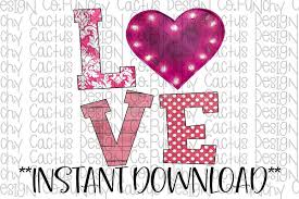 Download Pink Love Sublimation Download Valentine S Day 223974 Sublimation Design Bundles Download Valentines Pink Love Sublime