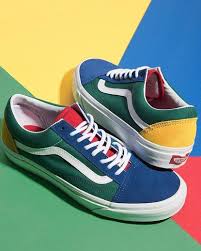 Cant Decide What Color To Wear Just Wear Em All These Colorful Vans Old Skools Are Now Available At Sivasdescalzo Vans Shoes Old Skool Outfit Shoes Shoes