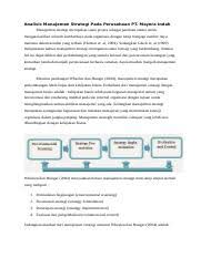 Sekolah menengah kejuruan smk teruna jaya nglipar gunungkidul kerjakan soal di bawah ini klik jawaban. Analisis Manajemen Strategi Pada Perusahaan Pt Mayora Docx Analisis Manajemen Strategi Pada Perusahaan Pt Mayora Indah Manajemen Strategi Merupakan Course Hero