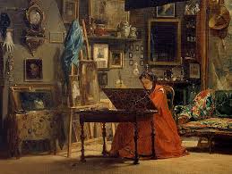 Sebastien Charles Giraud Princess Mathilde In Her Studio Okolo 1860 Goda Painting Historical Art 19th Century Art