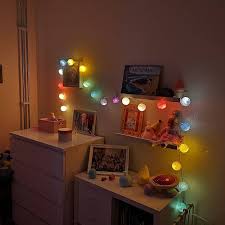 20 Cotton Ball Lights Led Battery Usb Fairy Lights Night Light Etsy Cotton Ball Lights Ball Lights Teepee Lights