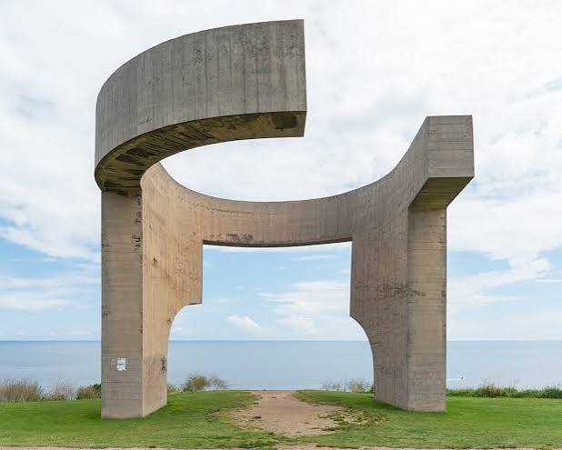 Work by Eduardo Chillida