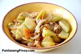Ginisang Sayote Recipe Recipe Yummy Vegetable Recipes Easy Vegetable Recipes Papaya Recipes