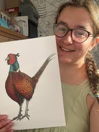 Pastel art piece sold to friend