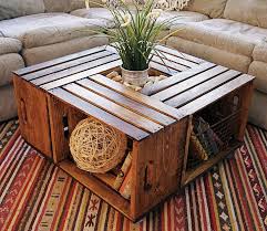 You Need A New Coffee Table But You Haven T Found One Yet That Suits Your Style Stop Scouring The Department Wine Crate Coffee Table Crate Coffee Table Decor