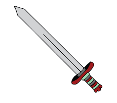 How To Draw A Sword Easy Drawing Guides Easy Drawings Sword Drawing Guided Drawing