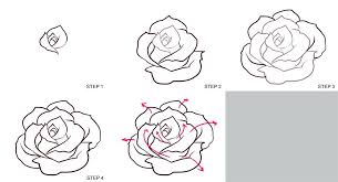 See more ideas about drawings, flower drawing, roses drawing. Rose Pencil Sketch Step By Step