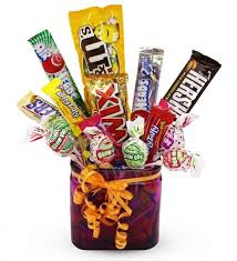 Floral centre pieces and flower bouquets make wonderful home and party decor. Candy Bouquet Avas Flowers