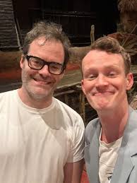 Can you BILLieve this?! We loved having Bill Hader at our show last night!