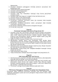 Text of contoh peraturan perushaan konstruksi. Contoh Peraturan Perusahaan Bucah