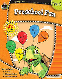 Download Preschool Fun Pre K With 180 Stickers Ribbon