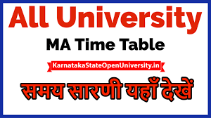 Students can check bangalore university exam time table 2021 on this page after the official release. Ma Time Table 2021 à¤¯à¤¹ à¤¦ à¤– Ma Previous Final Year Exam Date Sheet 2021