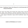 Selepas pembentukan malaysia pada tahun 2013, jentera pentadbiran kerajaan malaysia telah diperkemas berasaskan sistem pemerintahan demokrasi. 1