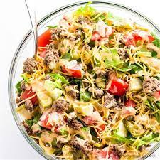 Your daily values may be higher or lower depending on your calorie needs. Big Mac Salad Recipe Cheeseburger Salad Recipe Low Carb Gluten Free