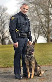 A Beautiful K 9 And His Handsome Officer Handler Military Dogs Military Working Dogs K9 Police Dogs