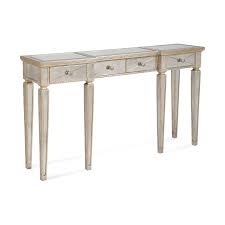 House Of Hampton Sandbach Mirrored Console Table With Drawers Reviews Wayfair Mirrored Console Table Mirror Console Mirrored Furniture