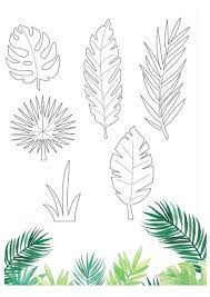 2 palm leaf templates are collected for any of your needs. Free Hawaiian Holiday Cardmaking Printables Decoracao Flores De Papel Faca Voce Mesmo Decoracao Como Fazer Flores De Papel