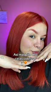 Respuesta a @Roxana Dlr así maquillo mis cejas cobrizas 🧡 #cejastutorial  #cejascobrizas #cabellocobrizo