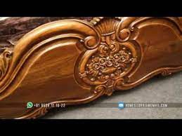 Choosing the right wooden bed design for bedroom make your dream fairy tale. Wood Furniture Bed Segun Home Furniture Youtube Unique Wood Carving Wood Bed Set Wood Carving Furniture