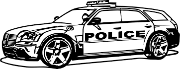 Une voiture de police arrive à toute vitesse. Coloriage Voiture De Police 30 Images Pour Une Impression Gratuite