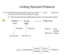 The reactant which is earlier consumed in a chemical reaction is called limiting reactant. Excess Reactant Ppt Video Online Download