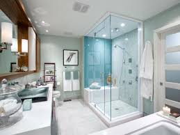 Add a splash of color with a fun rug or contemporary art on the walls and all the sudden you'll be primping a little longer in your updated space. Modern Master Bathroom Retreat Hgtv