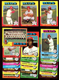 Highlights today include the rookie cards of george brett, robin yount, gary carter, jim rice, keith hernandez and fred lynn. Reds 1975 Topps Complete Team Set 25 Cards
