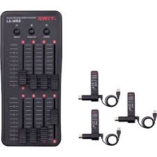 Dmx controller, worldlite 192ch dmx console, premium dmx512 lighting controller for stage & dj lighting, easy light console for moving head light, led par light, party lights and disco lights. Swit Pocket Wireless Dmx Controller Kit La Wr8 Kit B H Photo