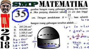 Dari soal di atas diketahui: Permukaanfuzziblog Luas Permukaan Gabungan Tabung Dan Kerucut