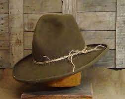 Fedorado Old West Style Custom Fit Cowboy Hat Etsy Cowboy Hats Cowboy Wide Brim Fedora