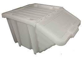 Be sure to view all of the stackable bin and containers currently available at buyrack.com orders over $750 eligible for free shipping in the contiguous buyrack has everything you need to organize to the max with a huge choice of industrial storage bins, bin shelving, bin racks, bin carts, parts. 4 X 45lt Plastic Storage Box Stackable Ingredient Bin Heavy Duty Boxes Tub Bin Plastic Box Storage Storage Shelves Heavy Duty Storage Boxes